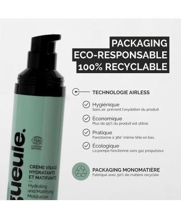 Belgueule Moisturizing Mattifying Beard Face Cream for Men - Natural Anti-Aging Care Hyaluronic Acid Aloe Vera Marshmallow Root - All Skin Types - Vegan & Eco-Responsible - Made in France - Buy Online on GoSupps.com