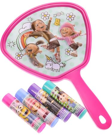 Townley Girl Despicable Me 3 Super Sparkly Lip Gloss Set - 4 Flavors & Mirror | Perfect Gift for Girls - Buy Online on GoSupps.com