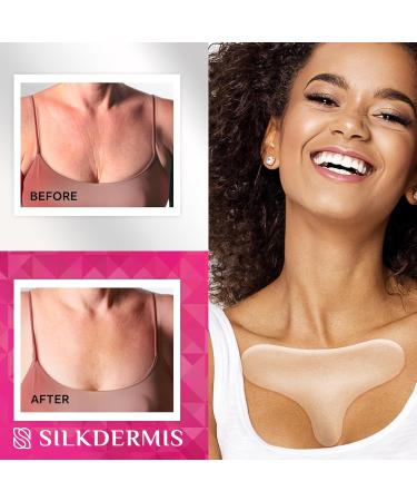 Silicone Chest Wrinkle Pads - Reusable 4 Pcs for Side Sleeping - Reduce Chest Wrinkles Effectively - Buy Online on GoSupps.com