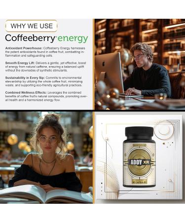 ADDY XR - Premium Adderall Alternative for Enhanced Focus & Energy | 60 Day Supply of Brain Boosting Supplements - Buy Online on GoSupps.com
