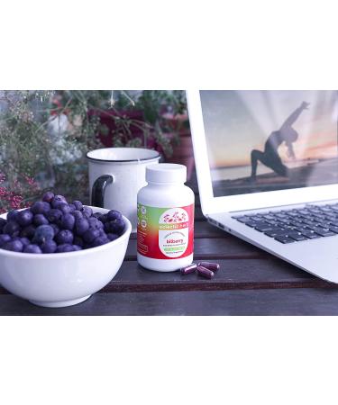 Raw Fresh Freeze-Dried Bilberry 400 mg - 120 Non-GMO Veg Caps | Eclectic Institute - Buy Online on GoSupps.com
