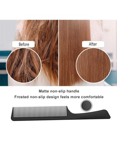 JeoPoom Professional Carbon Handle Comb Break-Proof Antistatic Lightweight And Durable For Men And Women With Different Types of Hair Apple - Buy Online on GoSupps.com