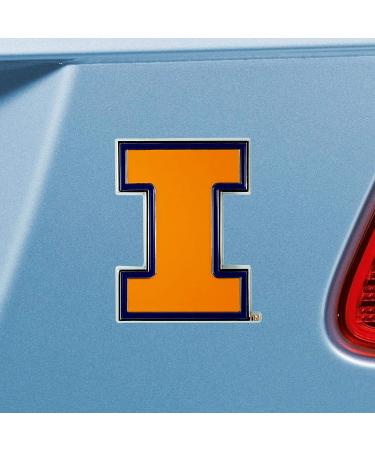 FanMats NCAA Illinois Illini 3D Color Metal Team Logo Auto Emblem - Buy Online on GoSupps.com