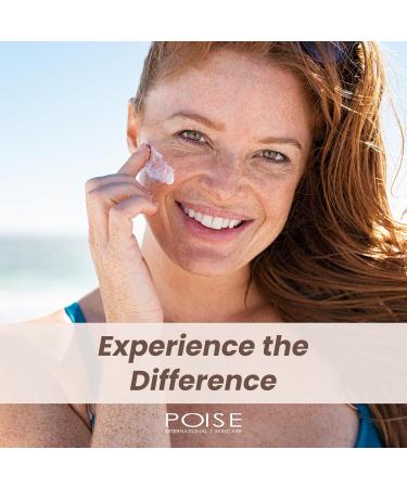 POISE Skincare Brightening Day Protection SPF 50 | Broad Spectrum SPF50 Lightweight Hydrating Daily Moisturizer Protection Against UVA and UVB Damage 50ml - Buy Online on GoSupps.com