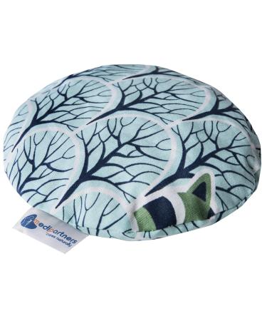 Medi partners cherry core pillow warming pillow for babies 180g around 15cm ko nature 100% cotton heat + cold therapy massage therapy (raccoon in the forest) cotton raccoon in the forest