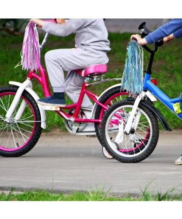 Suerico Girls Bike Accessories Kit: Basket, Beads, Streamers, Bell & Stickers - Blue - Buy Online on GoSupps.com