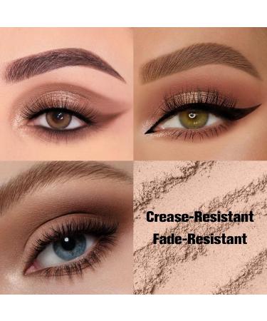 Ucanbe Eyeshadow Palette - 12 High Pigment Colors Matte & Shimmer Waterproof Makeup with Brush - Buy Online on GoSupps.com