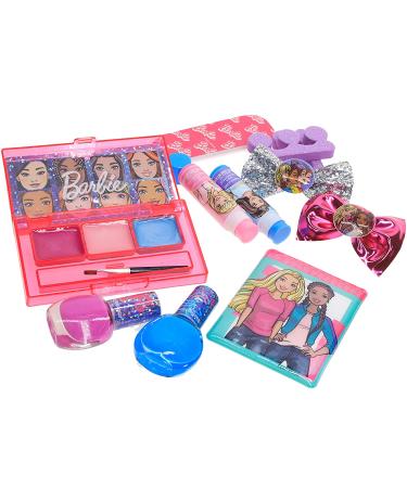 Barbie Townley Girl Makeup Backpack Set - Lip Gloss, Nail Polish, Hair Bow & More for Kids Ages 3+ | Perfect for Parties, Sleepovers & Makeovers - Buy Online on GoSupps.com