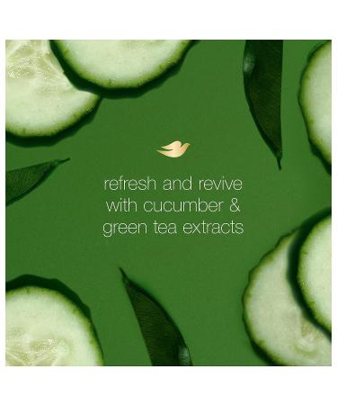 Dove Refreshing Body Wash with Cucumber and Green Tea | Revitalizing 22 oz Formula for Nourished Skin - Buy Online on GoSupps.com
