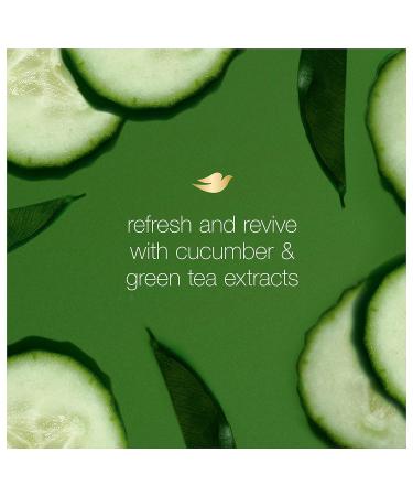 Dove Cucumber and Green Tea Body Wash | 22 oz 2 Count Pack | Nourishing and Refreshing Formula | Washes Away Bacteria - Buy Online on GoSupps.com
