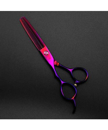 Left Handed Professional Japan 6 Inch Pruple Hair Scissors Haircut Thinning Barber Cutting Shears Hairdresser Scissors Purple 6 inch 2024 - Buy Online on GoSupps.com