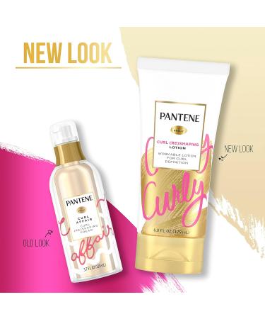 Pantene Pro-V Curl Cream Pack of 3 - Moisturizing Curl Defining Lotion for Wavy/Curly Hair - Anti Frizz Formula with Vitamin B5 - 18 oz Total - Buy Online on GoSupps.com