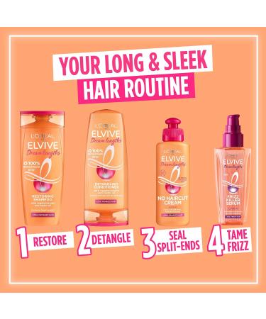 L'Oreal Elvive Dream Lengths Shampooing pour cheveux longs 700 ml 700 ml (Lot de 1) - Buy Online on GoSupps.com