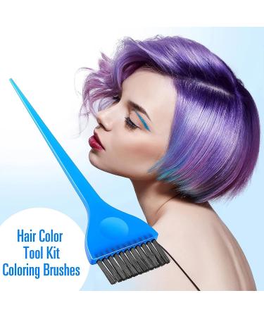 6-Piece Hair Dye Color Brush Set for Salon & Home Use - Coloring Brushes & Applicator Kit for Women, Students - 6 Colors - Buy Online on GoSupps.com