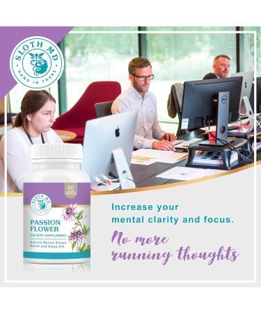 Passion Flower - Natural Stress Relief & Sleep Aid - Buy Online on GoSupps.com