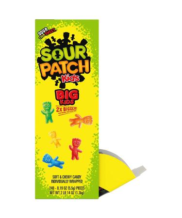 SOUR PATCH KIDS Big Soft & Chewy Halloween Candy - 240 Count Box - Buy Online on GoSupps.com
