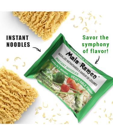 Club Supreme Mala Ramen Instant Noddle - Vegetable Noodles 85G - Cooks In 3 Minutes white - Buy Online on GoSupps.com