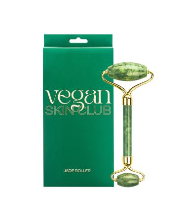 Vegan Skin Club facial scooter Jade Roller |Face massage Face Roller with Anti-Aging Effect |Massage roller face natural skin care and eye care