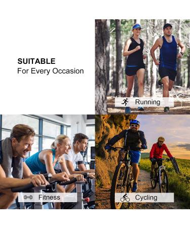 Buy 5 Pairs of Lightweight Compression Sports Socks for Men & Women - Best Running & Sneaker Socks (Black) - Buy Online on GoSupps.com