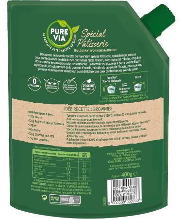 Pure Via - Special Pastry - Alternative to natural sugar with Acacia Gum 1 x 380g - Buy Online on GoSupps.com