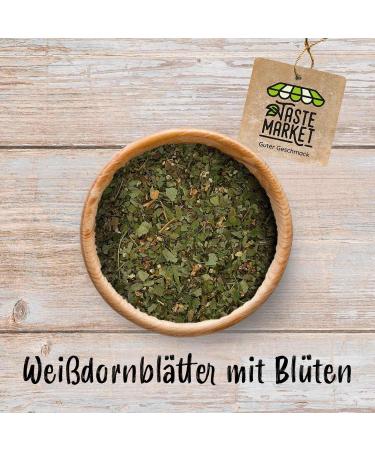  TASTE Guter Geschmack 200g of white spinach leaves with flowers - cut and dried - 100% natural - for tea preparation - Buy Online on GoSupps.com