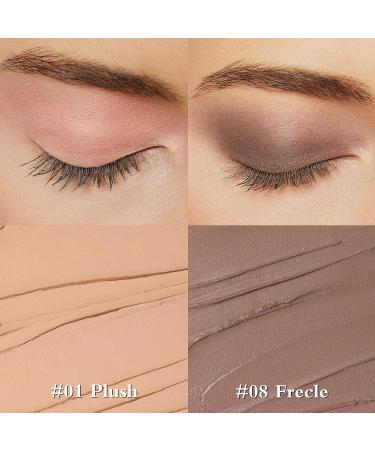 FOCALLURE 2PCS Eyeshadow Stick Set - Shimmer & Matte Cream Pencil Crayons with Blending Brush - Buy Online on GoSupps.com