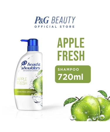 Head & Shoulders Anti-Dandruff Apple Fresh Shampoo 180ml - Effective Dandruff Control Fresh Scent | Buy Online Worldwide - Buy Online on GoSupps.com
