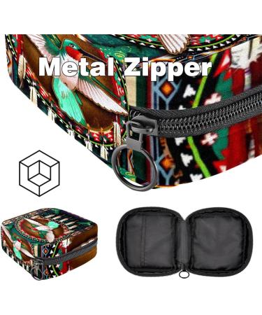 Dream Catcher & Colibri Women's Napkin Storage Bag | Portable Menstrual Cup Pocket | Ideal for Teens & Women - Buy Online on GoSupps.com