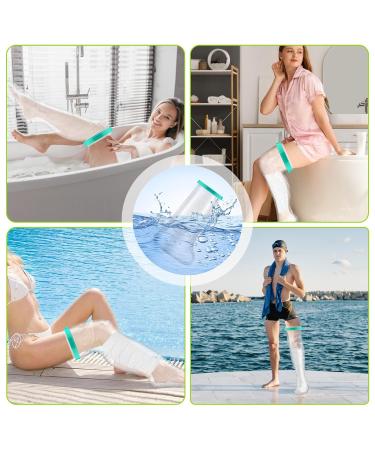 Waterproof Leg Protection for Showers | Reusable Elastic Cover for Wounds | 100cm Plaster Protection for Bathing - Buy Online on GoSupps.com