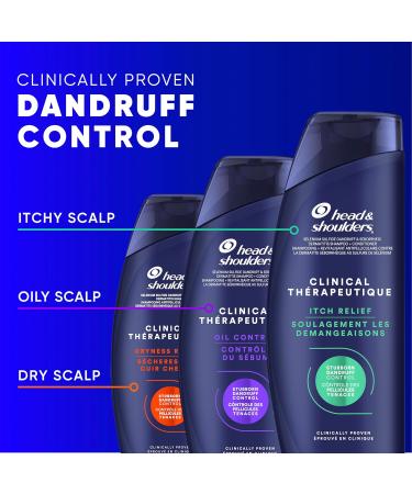 Head & Shoulders Clinical Oil Control Shampoo for Stubborn Dandruff 400 mL Strength Dandruff Defense + Advanced Oil Control - Buy Online on GoSupps.com
