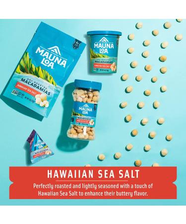 Mauna Loa Premium Hawaiian Roasted Macadamia Nuts - Roasted Salted Flavor - 0.5 Oz Pouches (Pack of 24) - Hawaiian Sea Salt - Buy Online on GoSupps.com