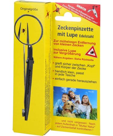 Buy Surge Steel Tick Tweezers with Magnifying Glass - Precision Tick Removal Tool for Safe Outdoor Adventures - Buy Online on GoSupps.com