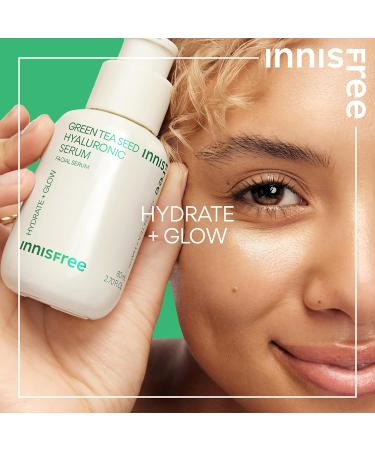 Buy Innisfree Green Tea Seed Hyaluronic Serum | Hydrating Korean Face Serum with Niacinamide & Panthenol - 80ml - Buy Online on GoSupps.com