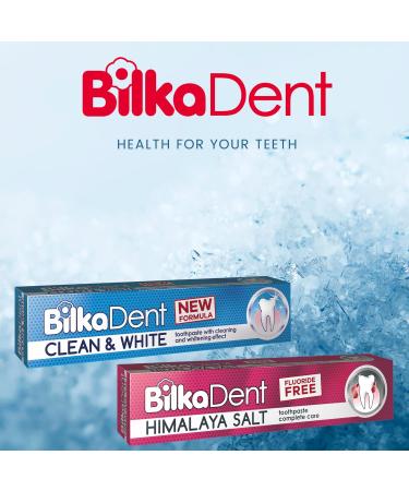 Bilkadent Himalaya Salt Toothpaste - Natural Fluoride-Free Mint Flavor | Complete Care 75ml | Made in Punjab Pakistan - Buy Online on GoSupps.com