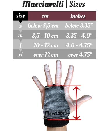 Macciavelli Pull Up Grips | Hand Grips for Calisthenics Cross Training & Gymnastics | Alternative to Fitness Gloves - Black - Buy Online on GoSupps.com