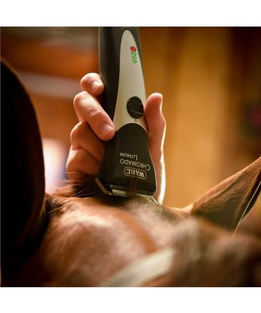 Wahl Chromado Lithium Pet Clipper Kit - Corded/Cordless Clippers for Dogs, Cats, and Horses - Black & Silver - Buy Online on GoSupps.com