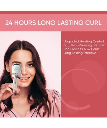 Electric Heated Eyelash Curler | Rechargeable Lash Curler for Long Lasting Results | Two Heating Modes for Effortless Beauty - Buy Online on GoSupps.com