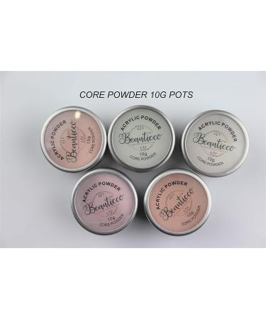 Acrylic Powder Kit & Liquid Core Powder - Cover Peach Clear Pink White Ombre - Buy Online on GoSupps.com