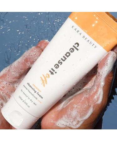 Kara Beauty CLEANSE IT OFF Coconut Facial Cleansing Foam - VEGAN - Buy Online on GoSupps.com