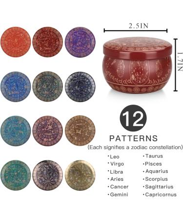 12-Piece Fragrance Candle Gift Set for Women | Soy Wax Aromatherapy | Perfect Birthday & Girlfriend Gifts | Constellation Candles - Buy Online on GoSupps.com