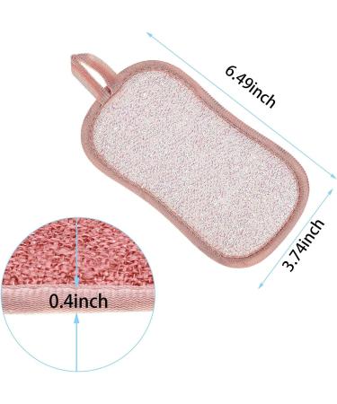Scrubbing Sponge Kitchen Scouring Pads Washing up Pad Double Side Sponges Scourer Wash Pad Cloth Non-Scratch Scouring Pads for Cleaning Great for Non Stick Pan Pot (4 Pieces) - Buy Online on GoSupps.com
