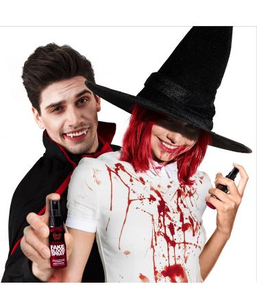 Fright Fest Fake Blood Gel Spray 50ml - Perfect for SFX Makeup & Halloween Costumes - Buy Online on GoSupps.com