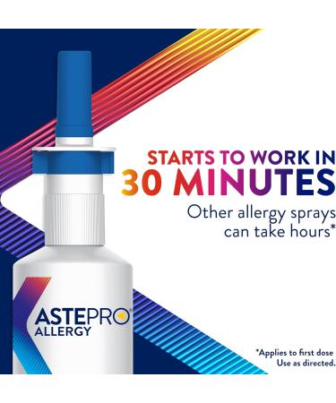 Astepro Nasal Spray and Tissue Bundle 24-Hour Allergy Relief Steroid-Free Azelastine HCI Nasal Congestion Runny & Itchy Nose 200 Metered Sprays (Packaging May Vary) 200 Count Bundle - Buy Online on GoSupps.com