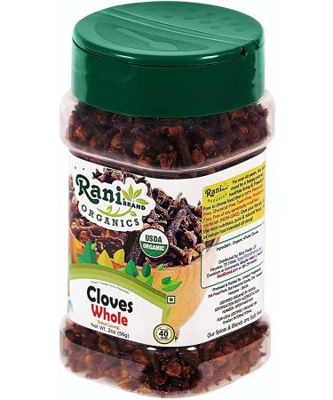 Rani Organic Cloves Whole 2oz PET Jar | All Natural & Vegan | Indian Origin | USDA Certified Organic | Ideal for Food, Tea, Pomander Balls & Potpourri - Buy Online on GoSupps.com