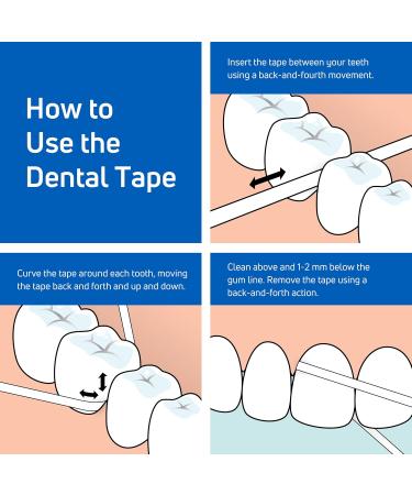 TePe Dental Band Wide - Waxed & Embossed for Effortless Oral Hygiene | 40m Pack - Shop Internationally - Buy Online on GoSupps.com