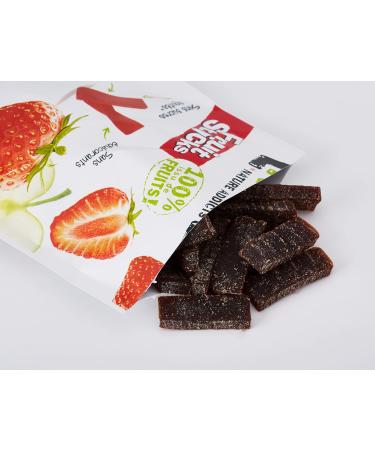 / A! Nature Addicts Pack of 1 Strawberry Fruit Sticks 40 g - 100% Fruit - No Added Sugars No Sweeteners or Preservatives - Resealable Bag to Take Anywhere - Buy Online on GoSupps.com