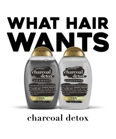 OGX Charcoal Detox Shampoo - Buildup Removal & Nourishment - 13 fl oz - Buy Online on GoSupps.com