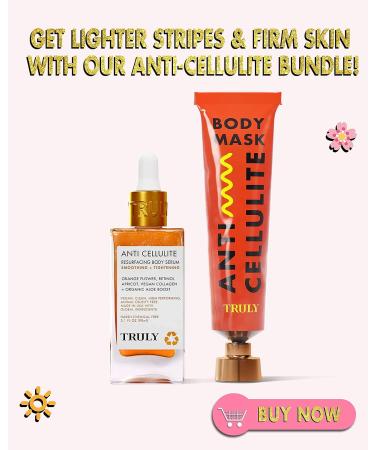 Truly Beauty Anti-Cellulite Mask - Non-Thermal Butt Mask for Defined Skin - 5 OZ - Buy Online on GoSupps.com