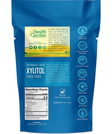 GoSupps.com - Health Garden All Natural Birch Xylitol Sweetener 16 oz (453 g) - Buy Online on GoSupps.com