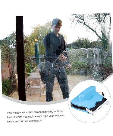 1pc Hollow Glass Wiper Magnetic Car Cleaner Magnetic Windshield Cleaner Magnetic Glass Cleaner Window Wiper car Magnets Double Sided Glass Wiper Plastic Double Layer Washing Brush - Buy Online on GoSupps.com